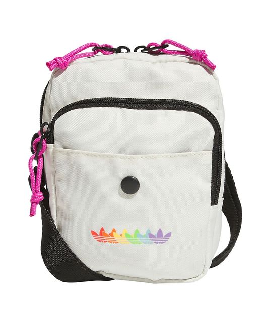 Adidas Originals Pride utility 3.0 festival crossbody bag in off-
