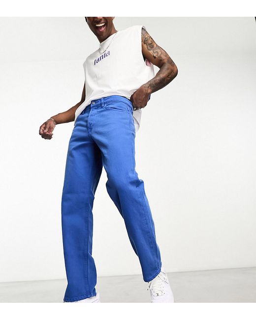 Only & Sons Edge loose fit jeans in bright