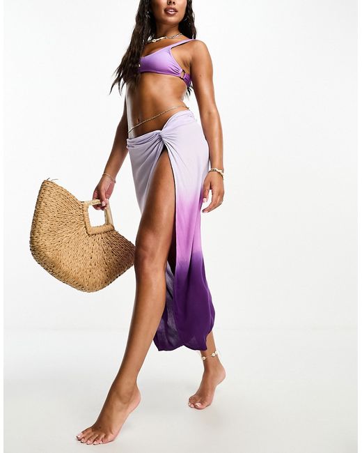 Candypants beach sarong skirt in ombre