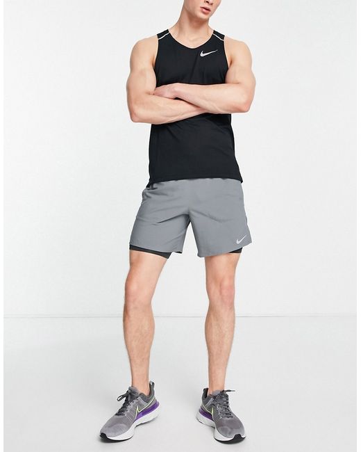 Nike Running Dri-FIT Stride 2 in 1 7inch shorts