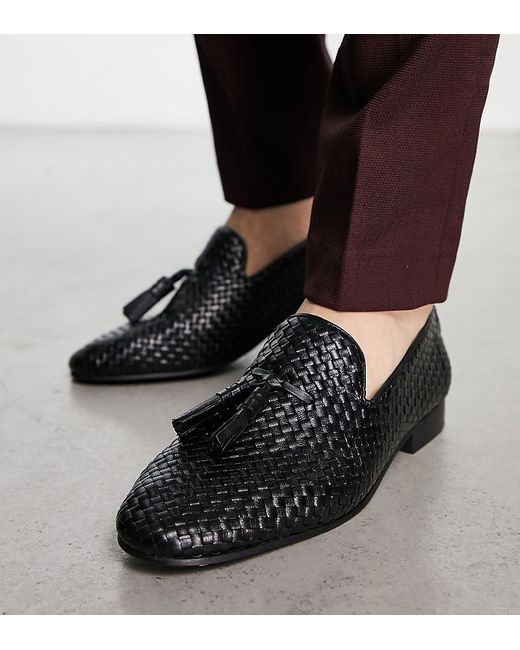 H By Hudson Exclusive loafers in woven leather
