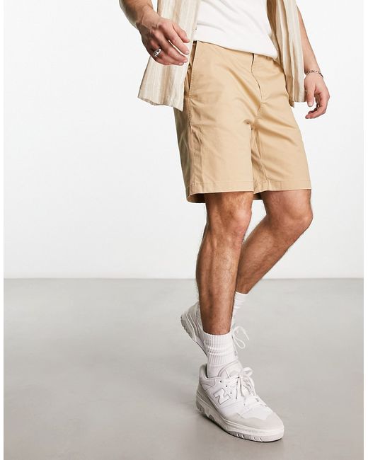 Selected Homme cotton mix chino shorts in