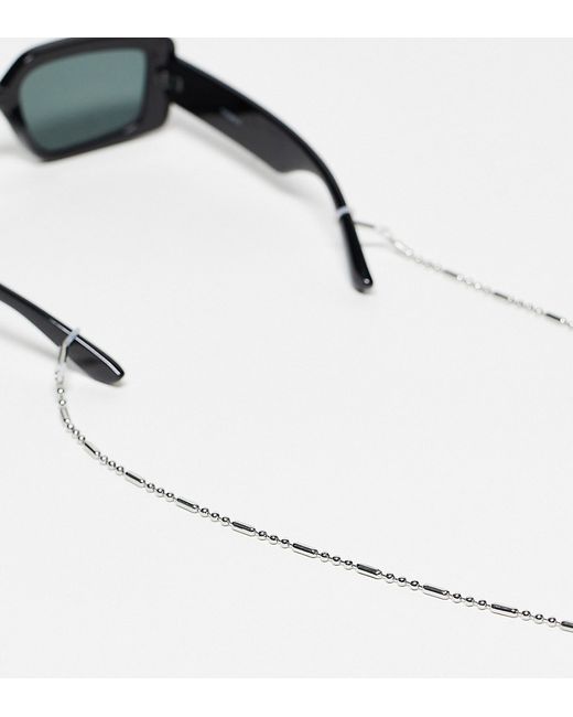 Reclaimed Vintage stainless steel sunglass chain in