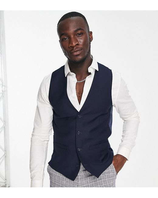 French Connection Tall slim fit dinner suit vest-