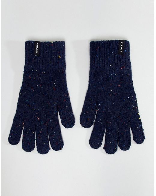 Penfield Highgate Knit Gloves Multi Fleck in