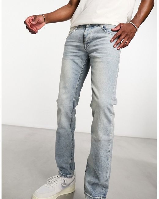 WeSC Eddy slim fit jeans in lightwash-