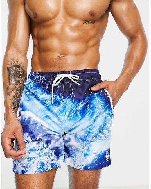 Aeropostale swim shorts in wave print