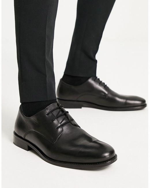 French Connection leather formal derby shoes in