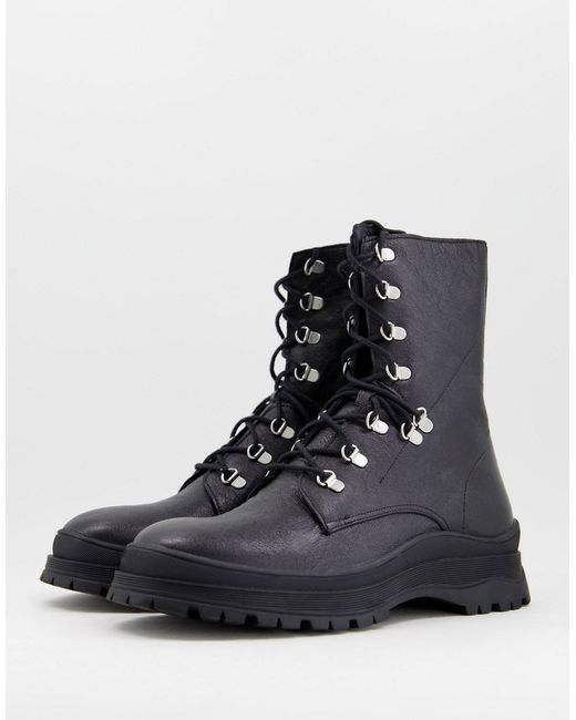 Asra Laurel hiker boots in leather