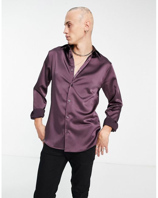 Twisted Tailor slinky slim shirt in sage