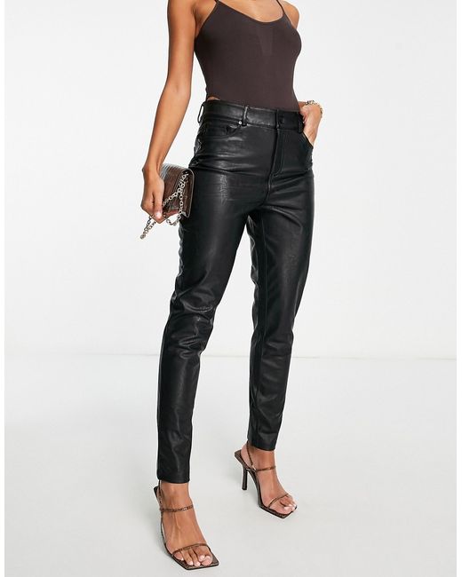 Commando faux leather 5 pocket pants in