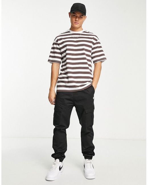 Adpt oversized striped T-shirt in