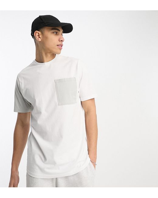 Another Influence Tall regular fit block t-shirt in