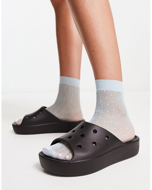 Crocs Platform Slide Sandals In
