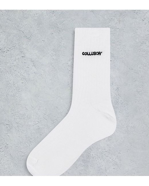 Collusion branded sock in