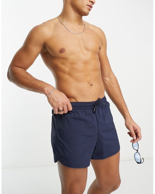 Weekday tan structure swim shorts in