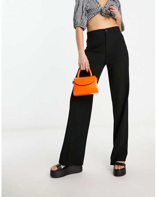 Pull & Bear high waisted tailored pants in