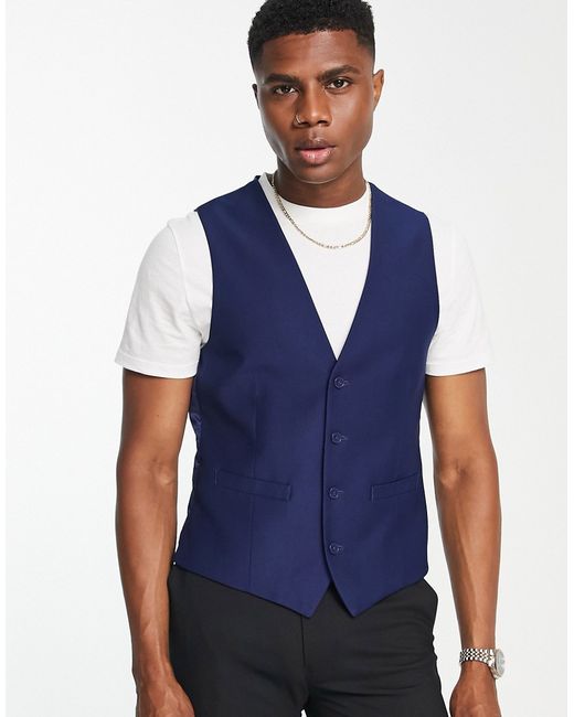 French Connection wedding vest in mid