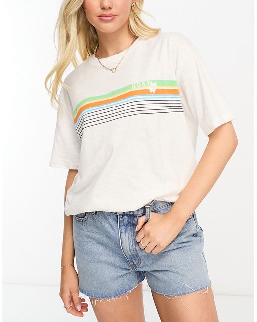 Roxy Vibrations oversized T-shirt in