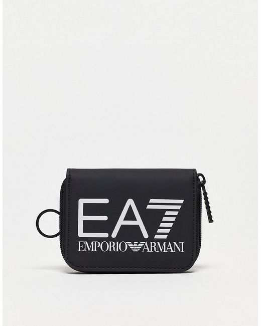 Ea7 Emporio Armani large logo wallet in