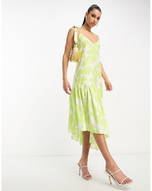 Armani Exchange print slip dress in multi-