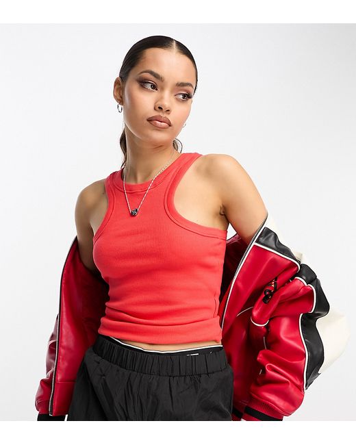 Noisy May Petite racer neck top in