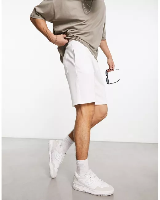 Only & Sons ribbed jersey shorts in part of a set