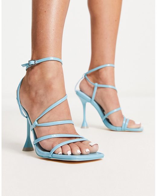 Truffle Collection strappy drench heeled sandals in