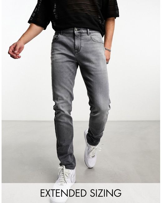 Asos Design skinny jeans in washed
