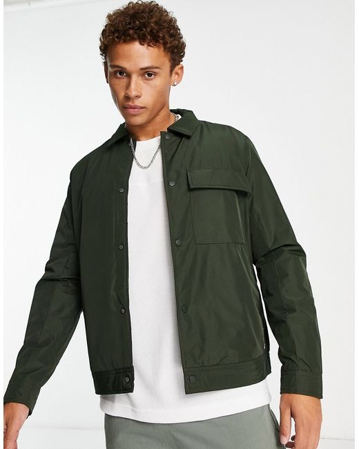Only & Sons worker jacket in khaki-
