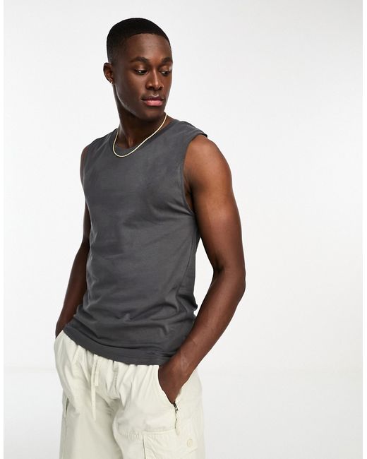 Adpt oversized tank top in washed