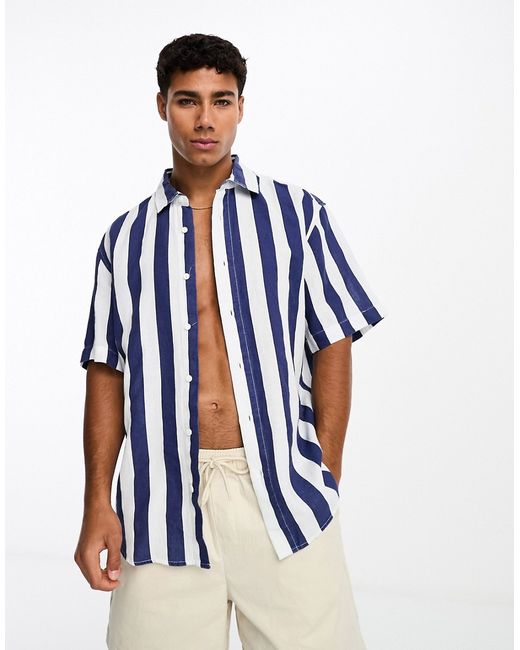 Pull & Bear striped shirt in