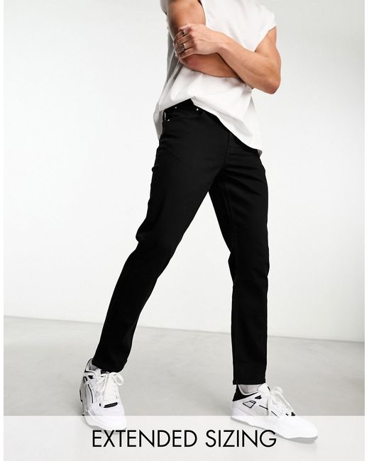 Asos Design stretch slim jeans in no-fade