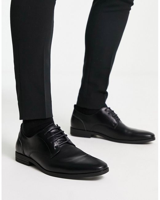 River Island formal pointed derby shoes in