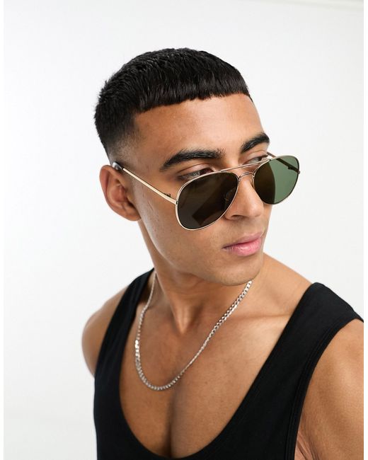 Selected Homme aviator sunglasses in