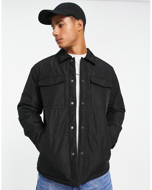 Only & Sons padded worker jacket in