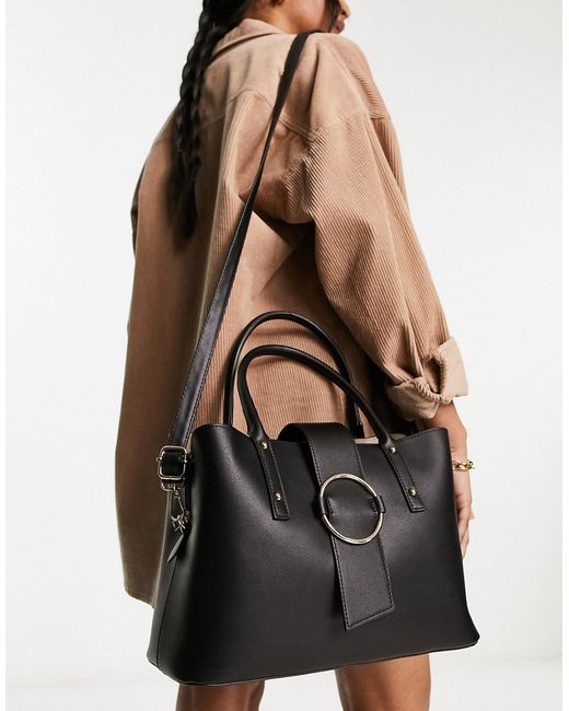 Asos Design tote bag with ring detail-