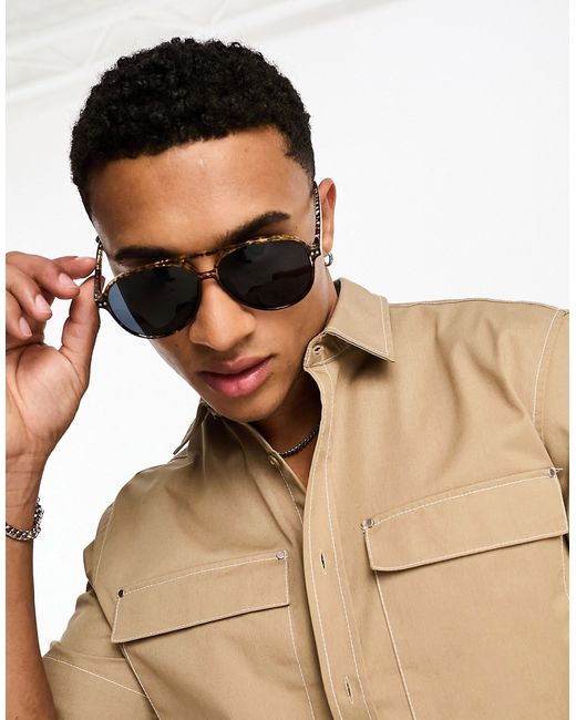 Only & Sons aviator sunglasses in