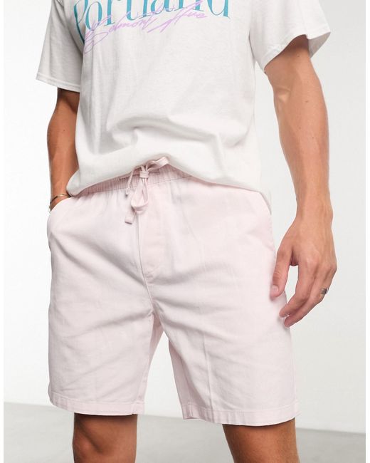 Only & Sons pull on twill short in