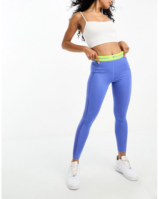 Champion Absolute 7/8 leggings in and lime