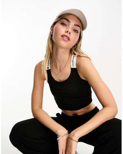 Champion Absolute crop top in and white