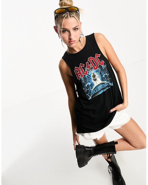 Noisy May AC/DC band tank top in