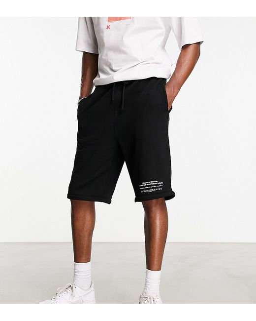 Collusion 2 in 1 sweatpants/shorts black-