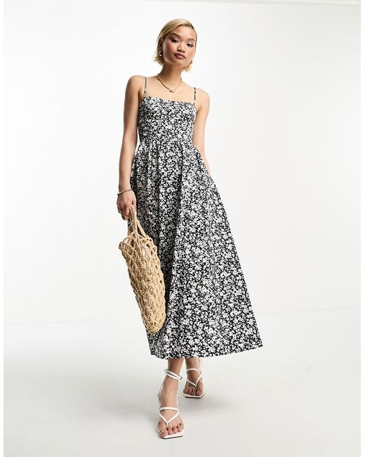 Other Stories strappy maxi dress in floral