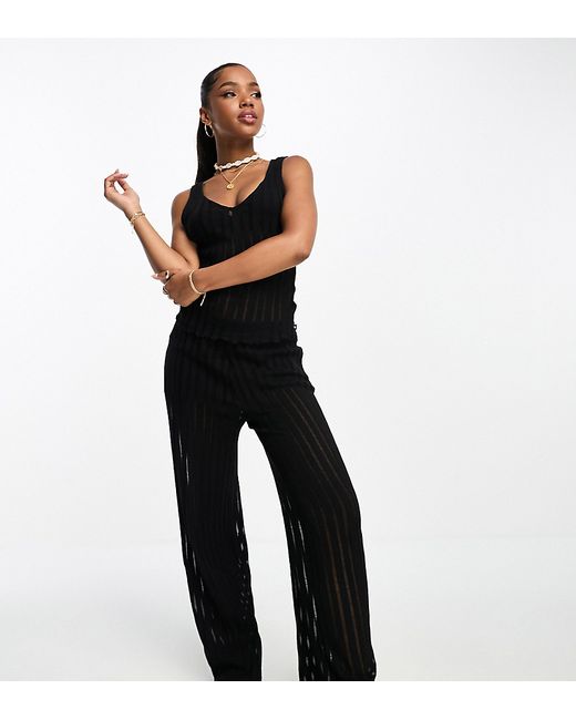 Jdy exclusive textured pants in part of a set
