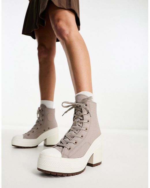 Converse Chuck 70s Deluxe heeled sneaker boots in