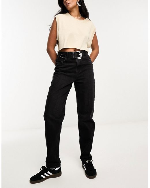 Asos Design relaxed mom jeans in