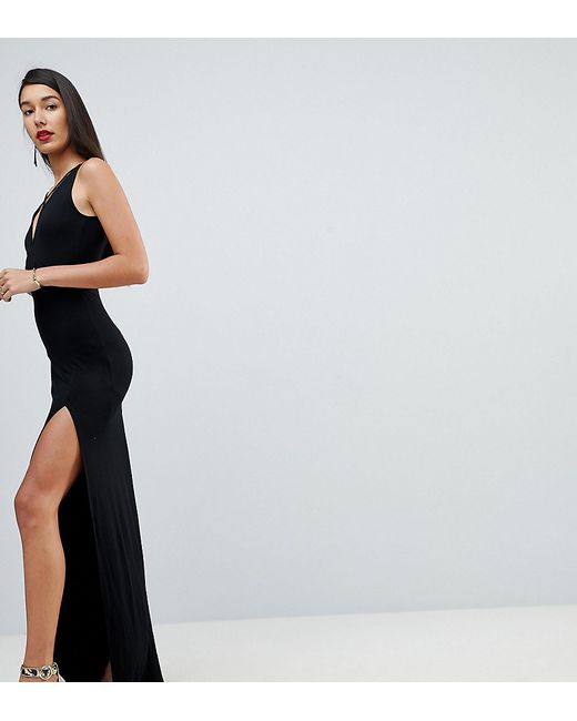 ASOS Tall Maxi Dress with Strappy Detail-