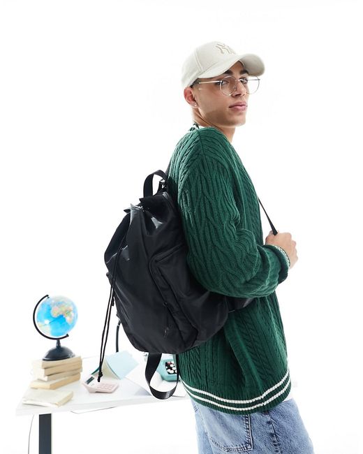 Asos Design nylon backpack in