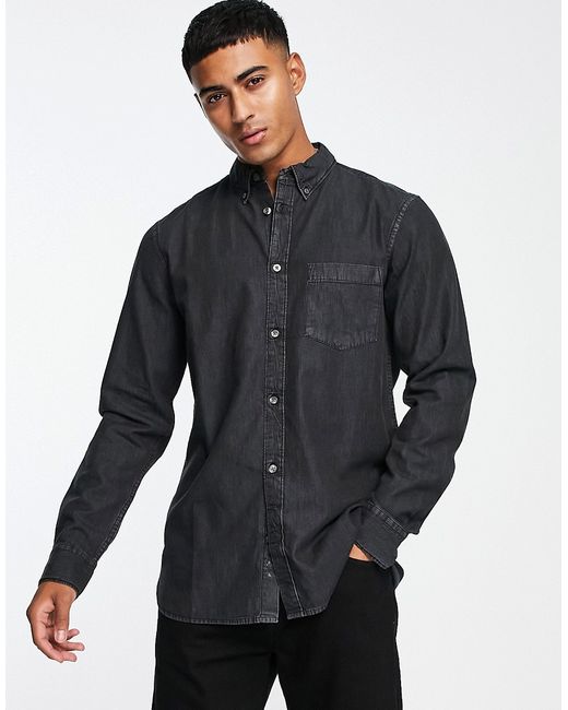 French Connection long sleeve denim shirt in